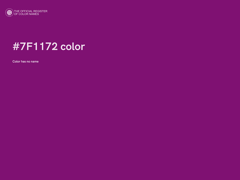 #7F1172 color image