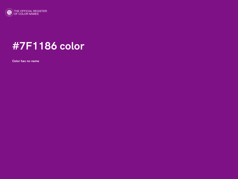 #7F1186 color image