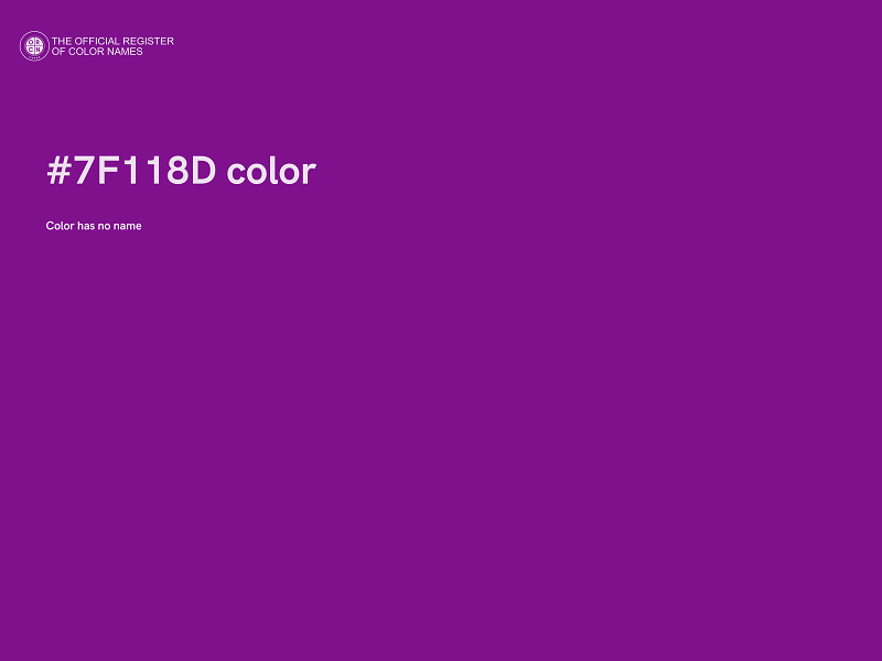 #7F118D color image