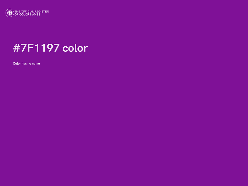 #7F1197 color image