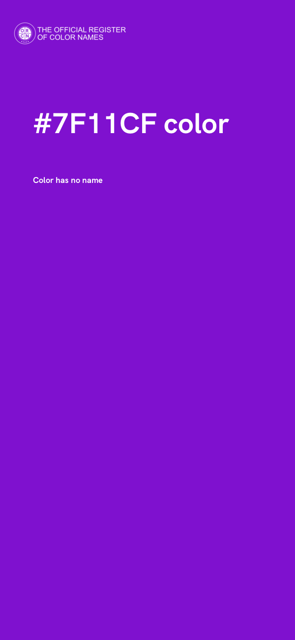#7F11CF color image