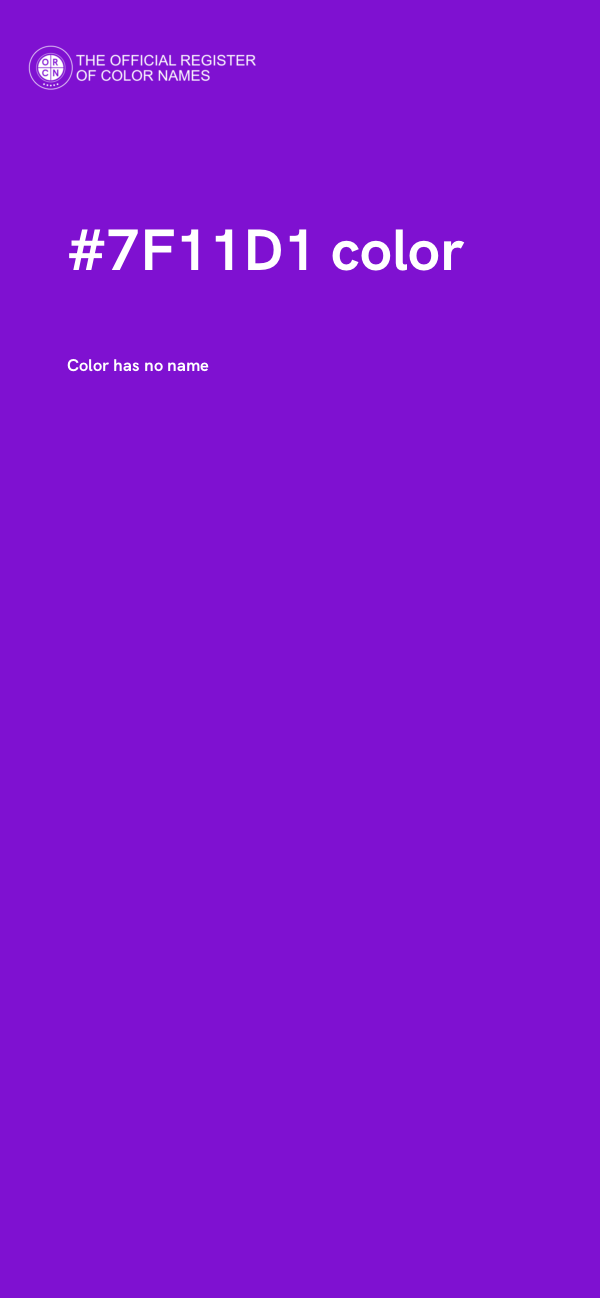 #7F11D1 color image