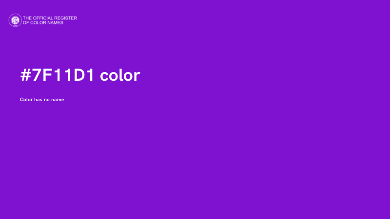 #7F11D1 color image