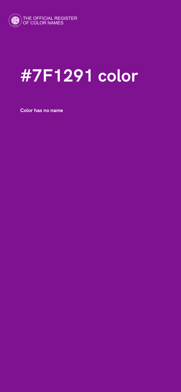 #7F1291 color image