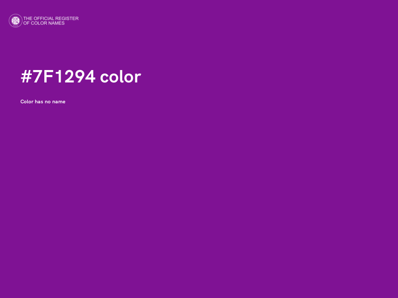 #7F1294 color image