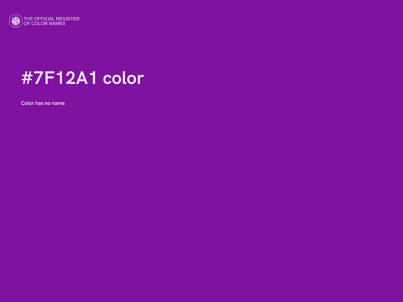 #7F12A1 color image