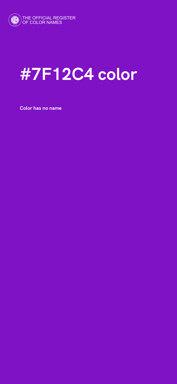 #7F12C4 color image