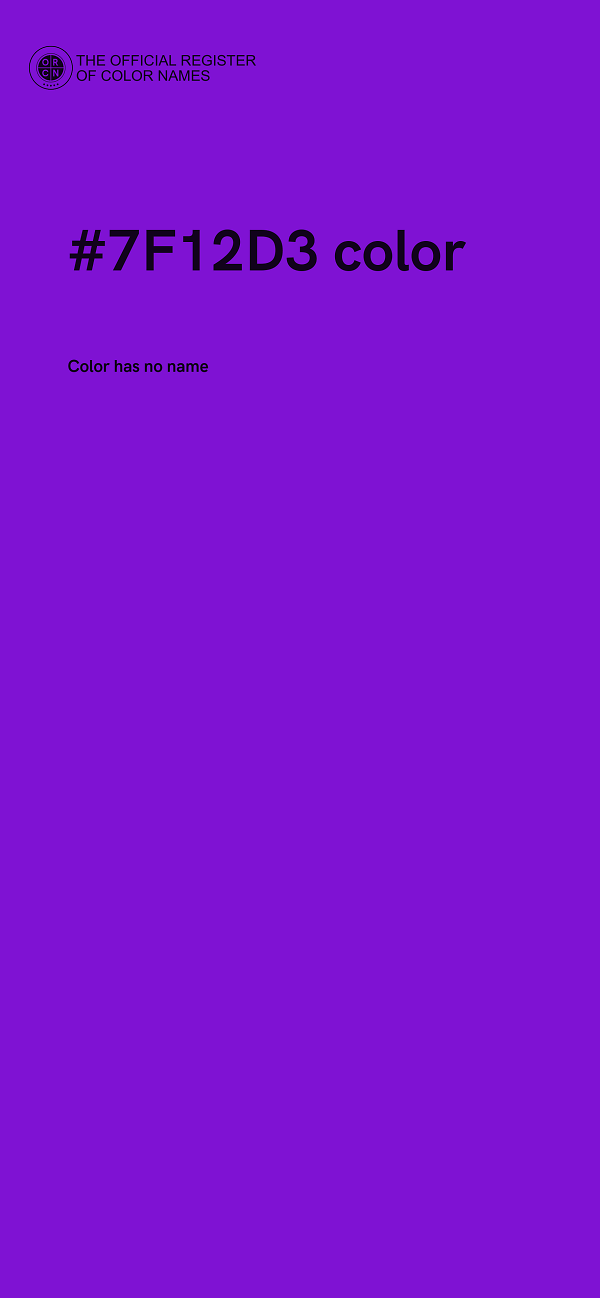 #7F12D3 color image