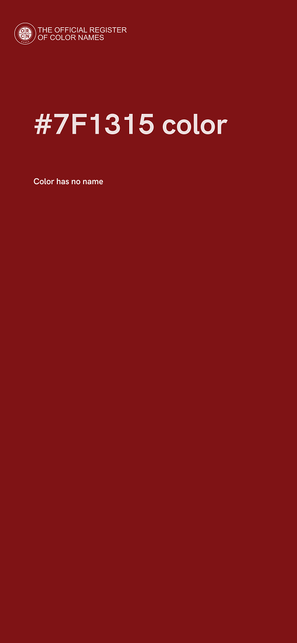 #7F1315 color image