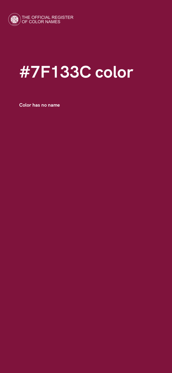 #7F133C color image
