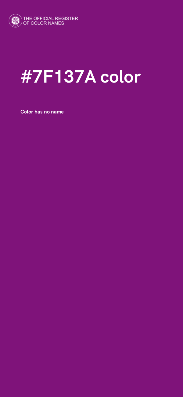 #7F137A color image