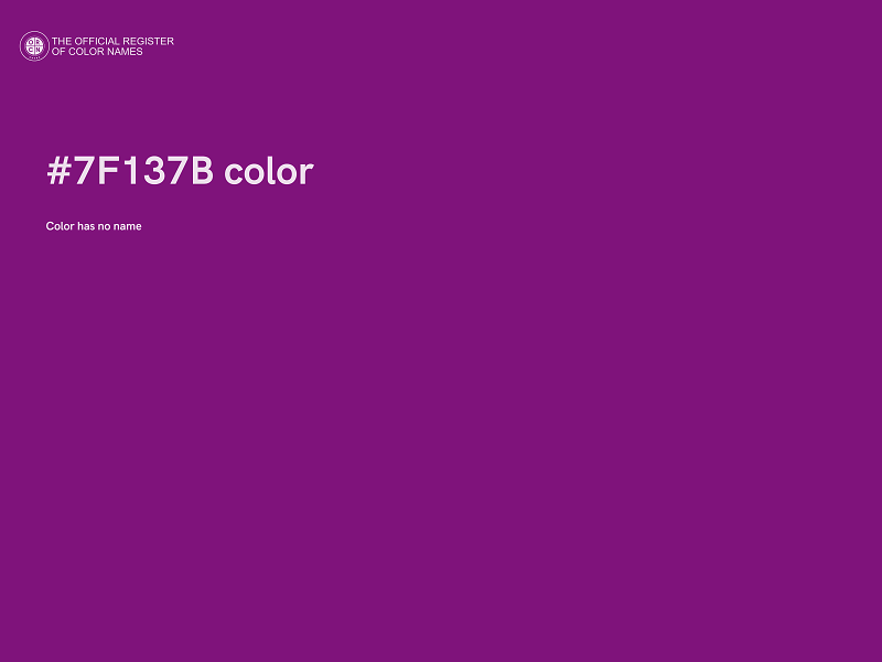 #7F137B color image