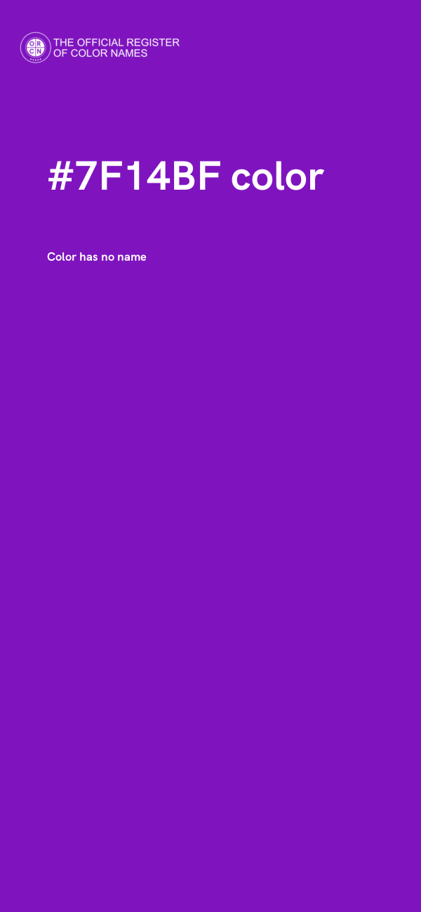 #7F14BF color image