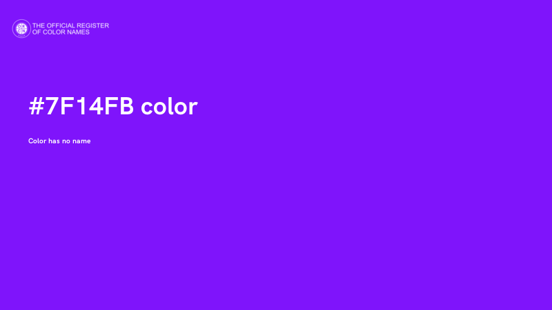 #7F14FB color image