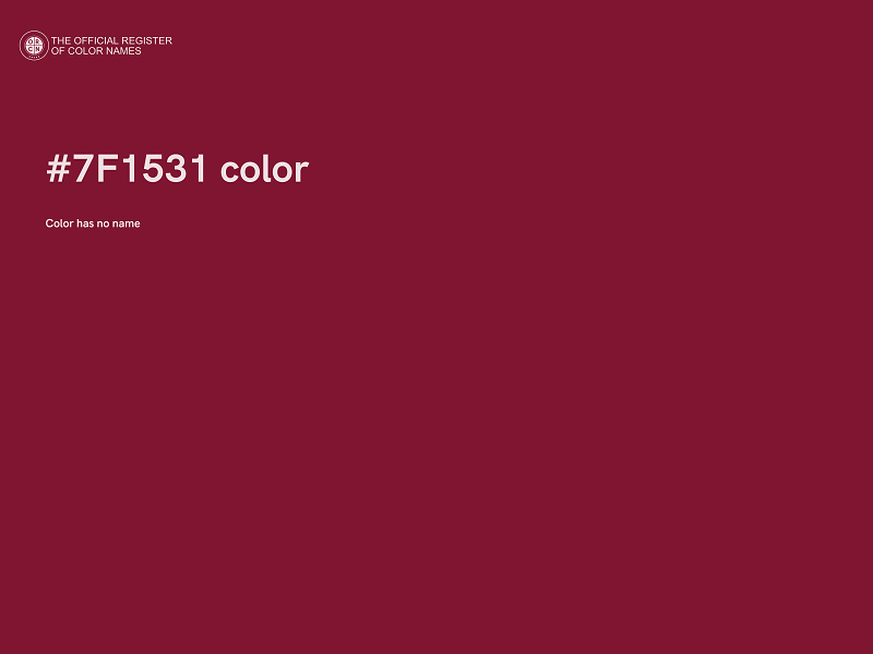 #7F1531 color image