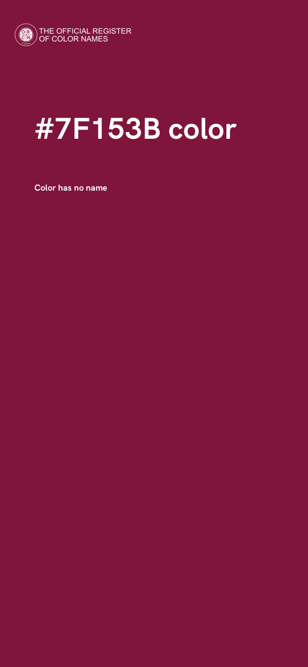 #7F153B color image