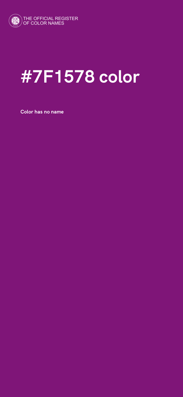 #7F1578 color image