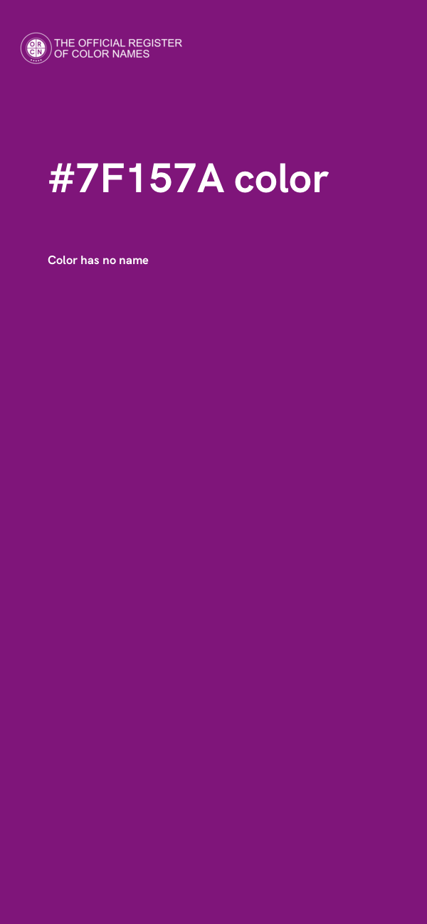 #7F157A color image