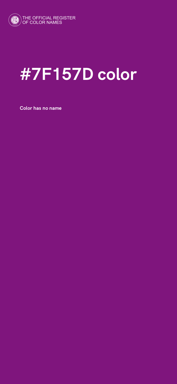 #7F157D color image