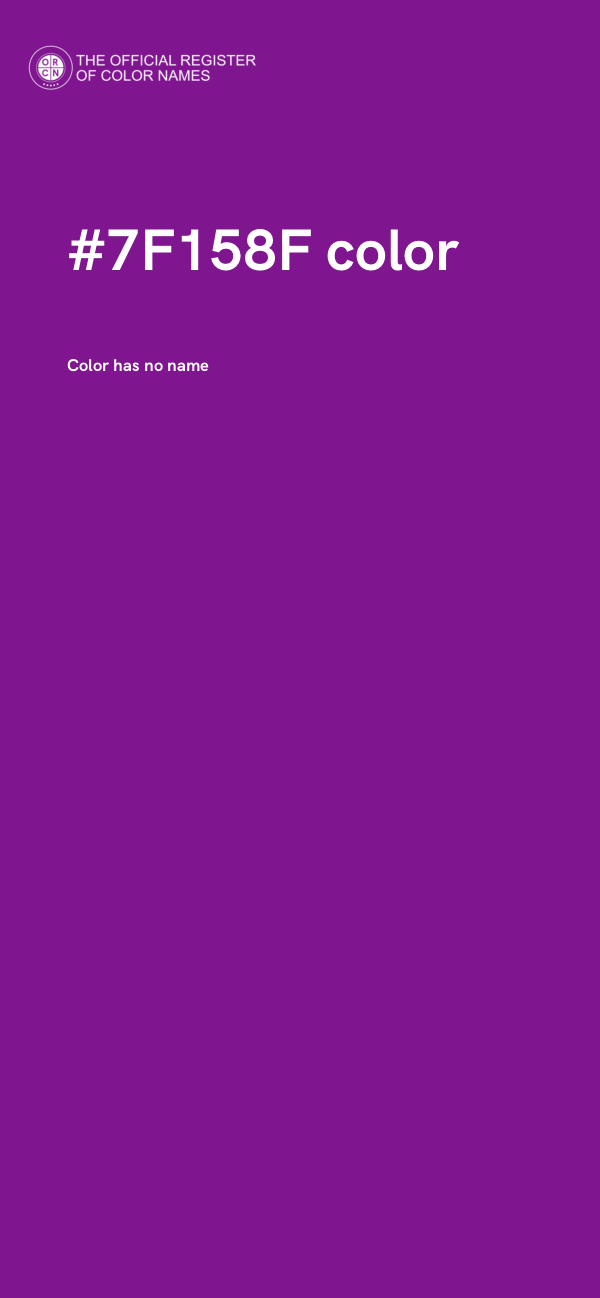 #7F158F color image