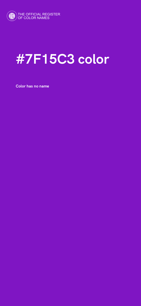 #7F15C3 color image