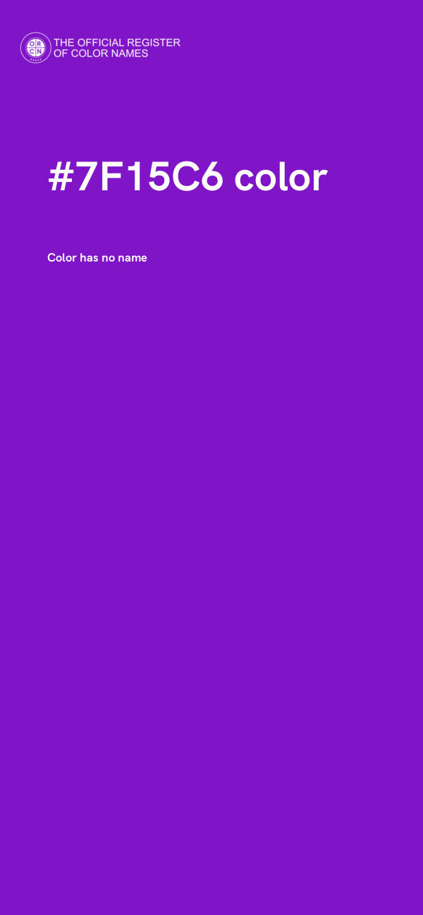 #7F15C6 color image