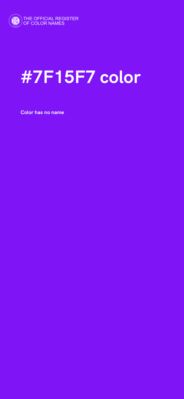 #7F15F7 color image