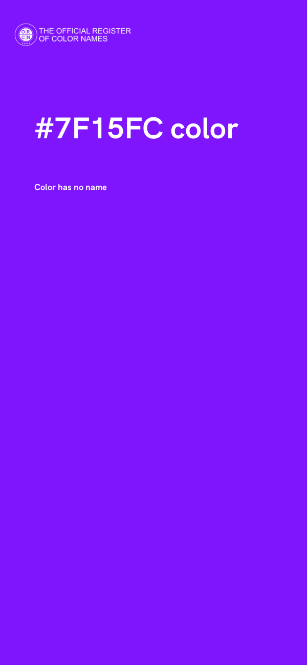 #7F15FC color image
