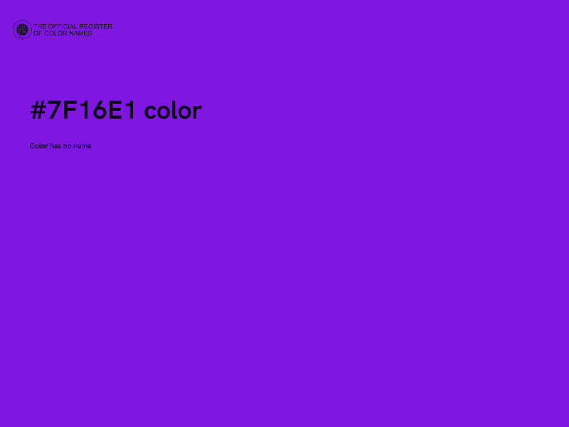 #7F16E1 color image
