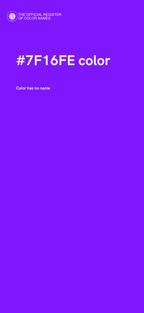 #7F16FE color image