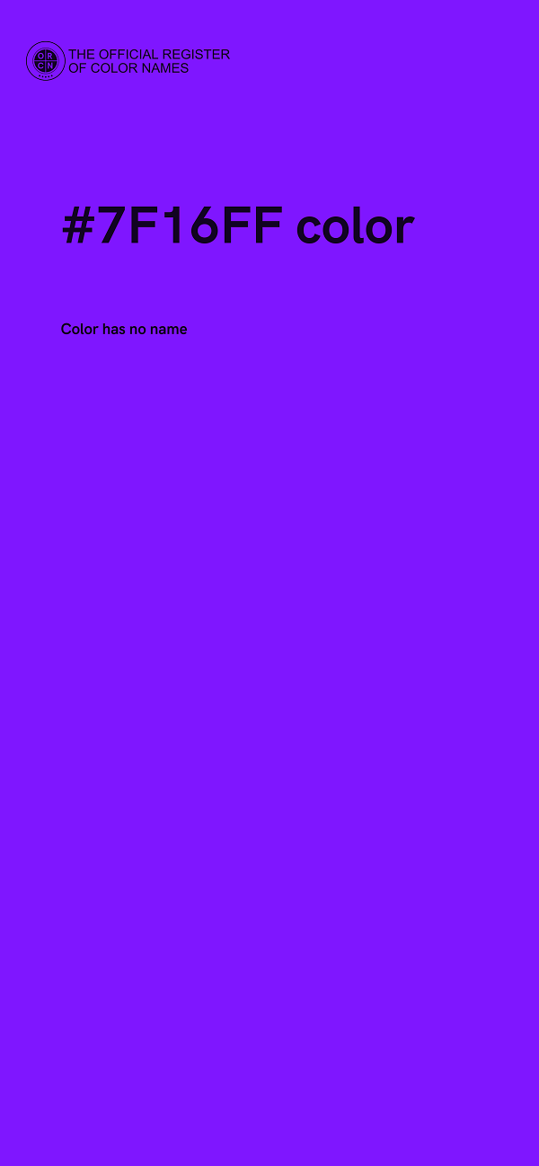 #7F16FF color image