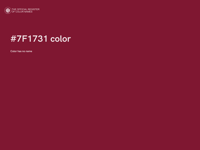 #7F1731 color image