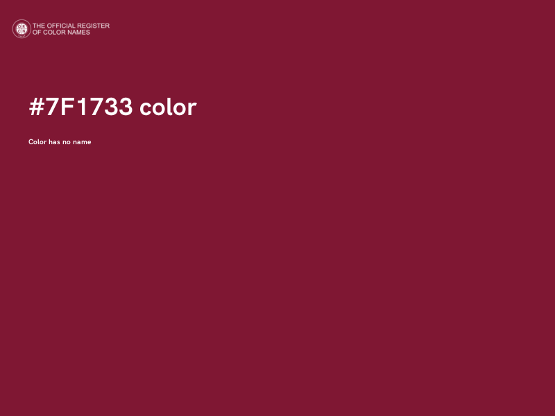 #7F1733 color image