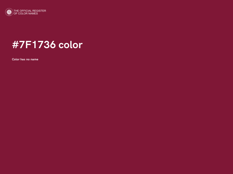 #7F1736 color image