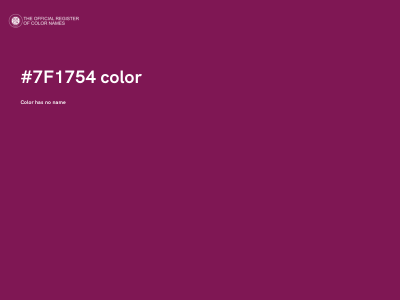 #7F1754 color image