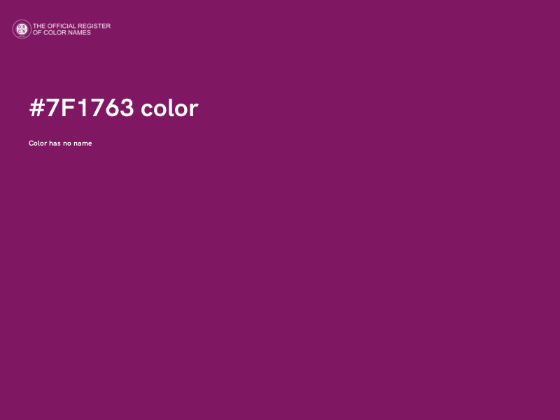 #7F1763 color image