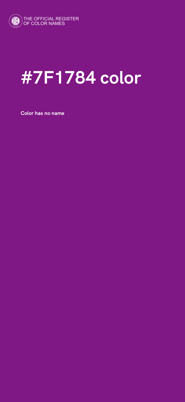 #7F1784 color image