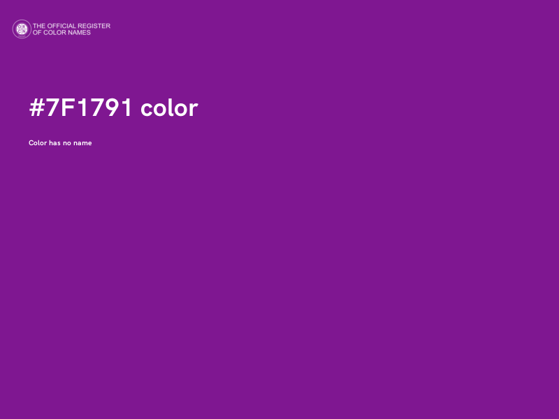 #7F1791 color image