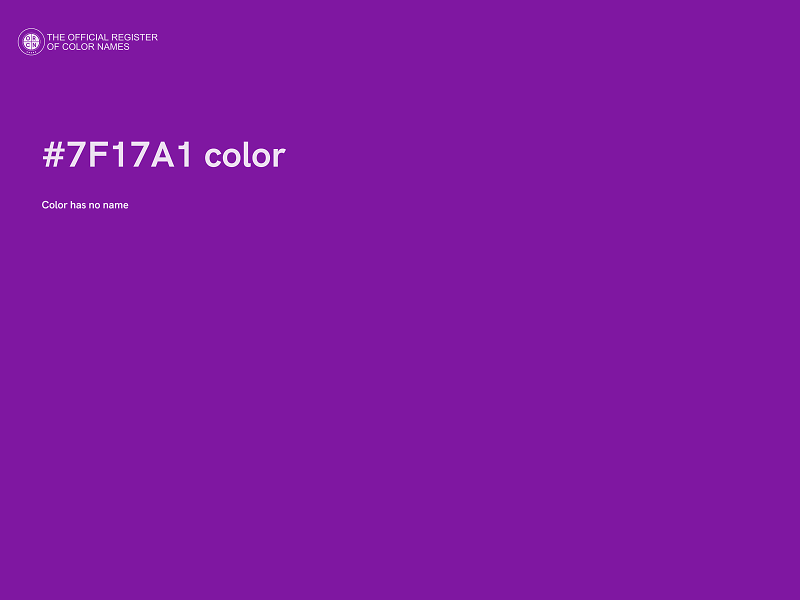#7F17A1 color image