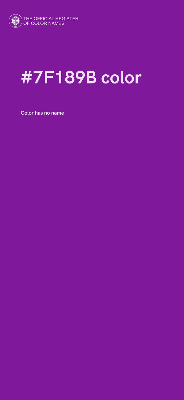 #7F189B color image