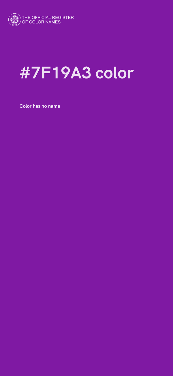 #7F19A3 color image