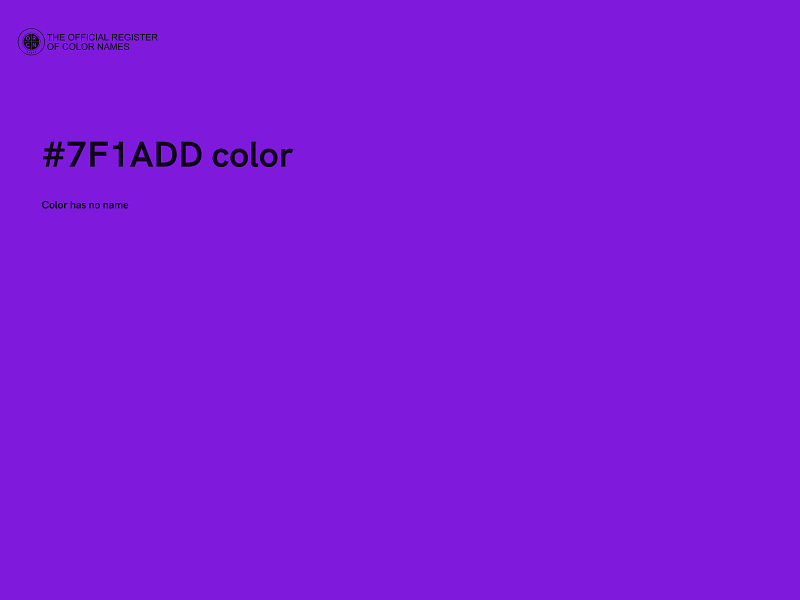 #7F1ADD color image