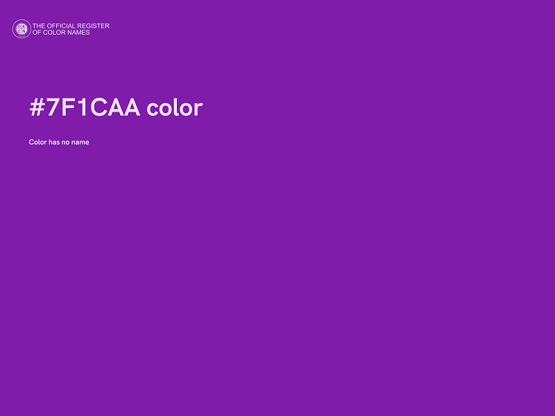 #7F1CAA color image