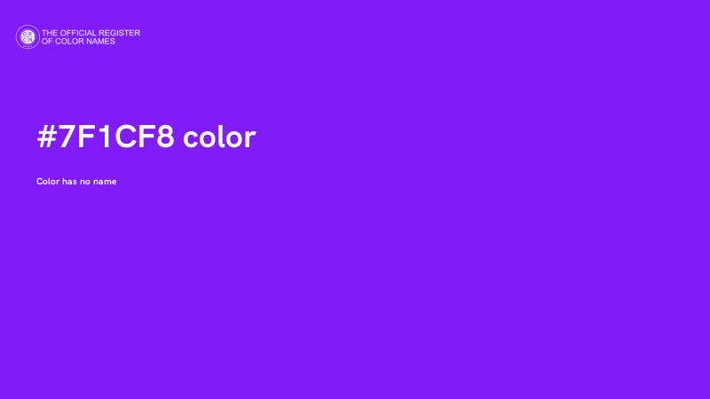 #7F1CF8 color image
