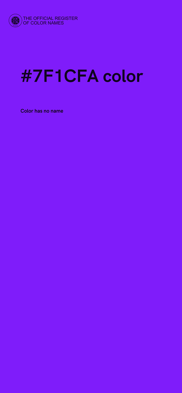 #7F1CFA color image