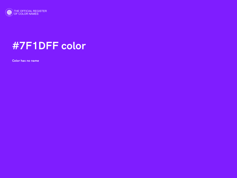 #7F1DFF color image