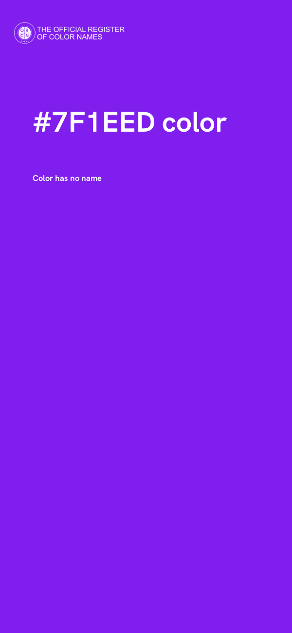#7F1EED color image