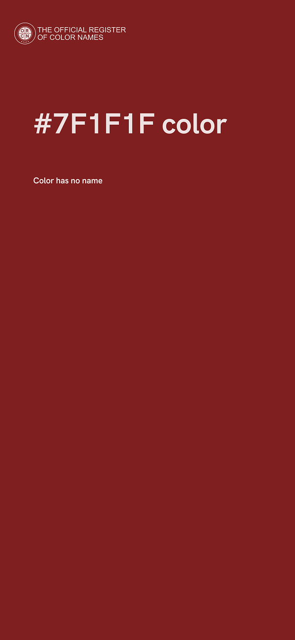 #7F1F1F color image