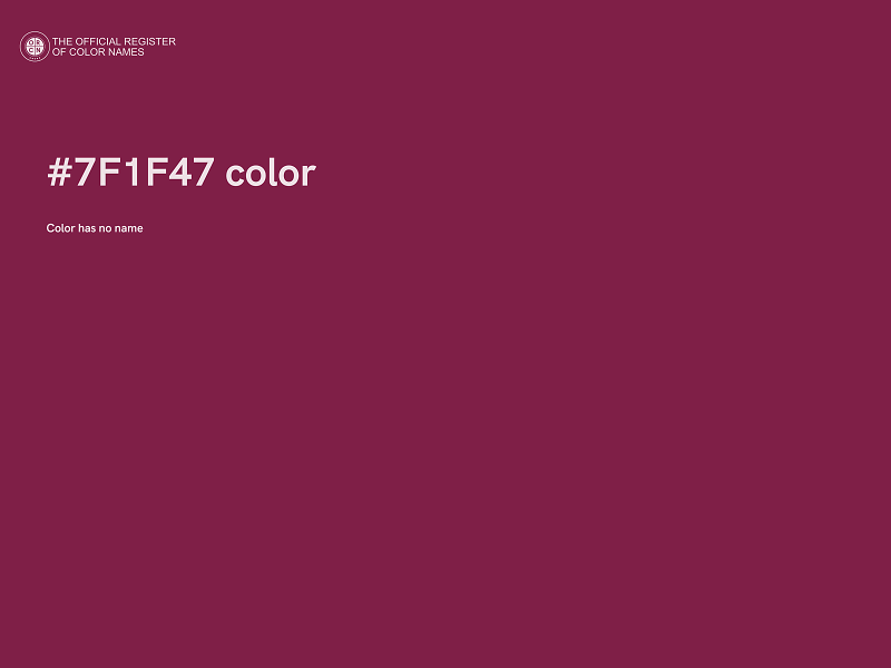 #7F1F47 color image