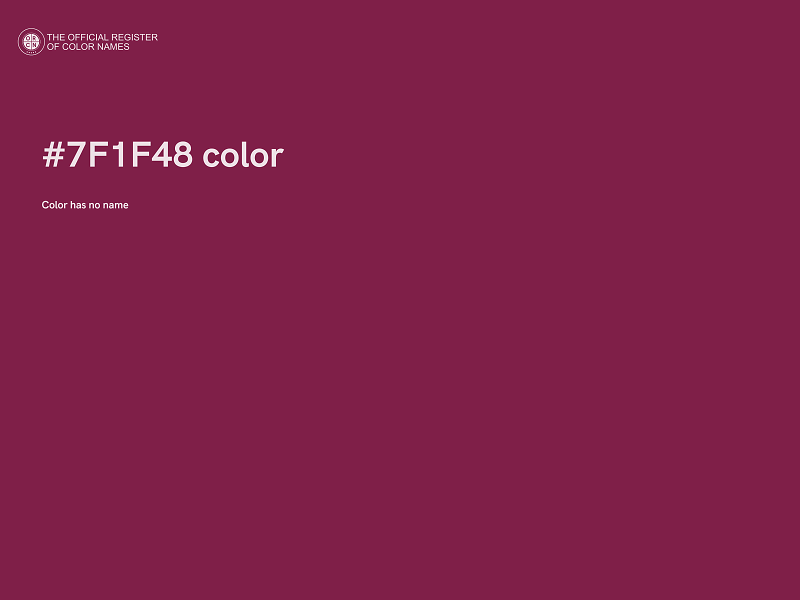 #7F1F48 color image